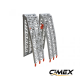 Składana aluminiowa rampa CIMEX, zestaw 2 szt. – 223 x 28 cm / 680 kg
