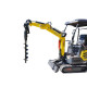 Wiertnica hydrauliczna do minikoparki CIMEX
