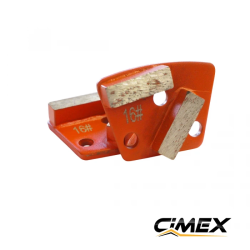 Tarcza diamentowa do szlifowania betonu Grindex 450/600 Grit 16 (trapezowa)