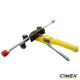 Portable manual bender for pipes made of soft copper, coated soft copper and aluminum from 6-22 mm.