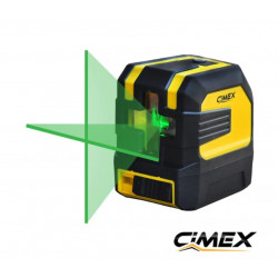 Laser level with green beam and crossed lines Cimex  1H1V-G