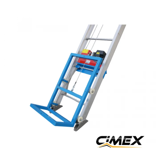 Podnośnik do materiałów budowlanych i paneli fotowoltaicznych CIMEX PL200RS - 19 m / 250 kg