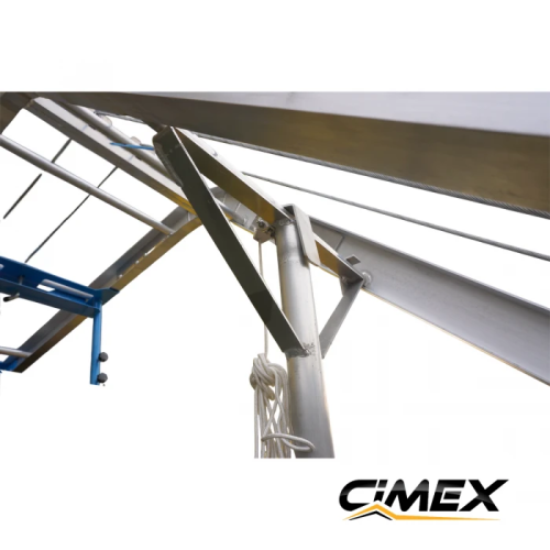 Podnośnik do materiałów budowlanych i paneli fotowoltaicznych CIMEX PL200RS - 19 m / 250 kg