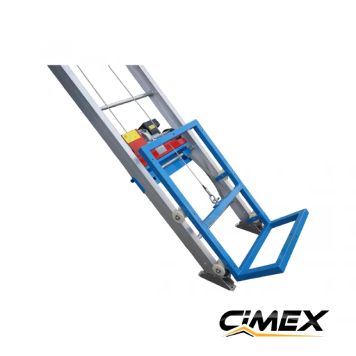 Podnośnik do materiałów budowlanych i paneli fotowoltaicznych CIMEX PL200RS - 19 m / 250 kg