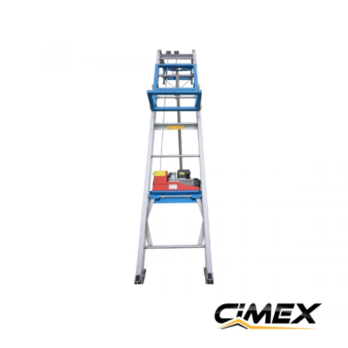Podnośnik do materiałów budowlanych i paneli fotowoltaicznych CIMEX PL200RS - 19 m / 250 kg