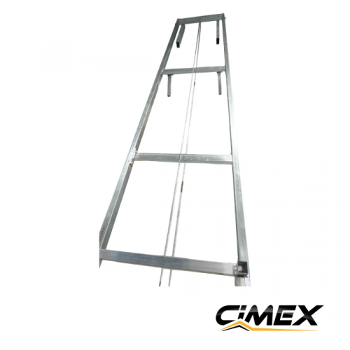 Podnośnik do paneli fotowoltaicznych i materiałów budowlanych CIMEX SL200 – 20 m / 200 kg