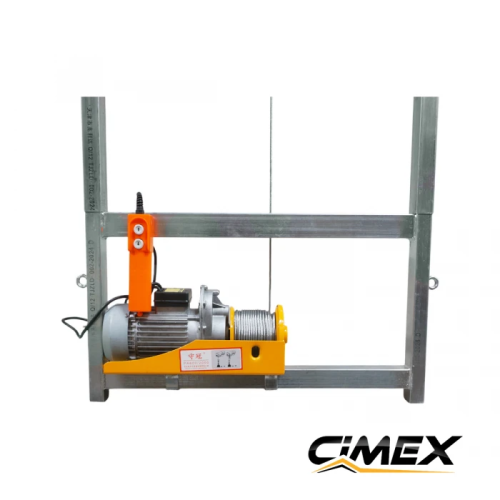 Podnośnik do paneli fotowoltaicznych i materiałów budowlanych CIMEX SL200 – 20 m / 200 kg